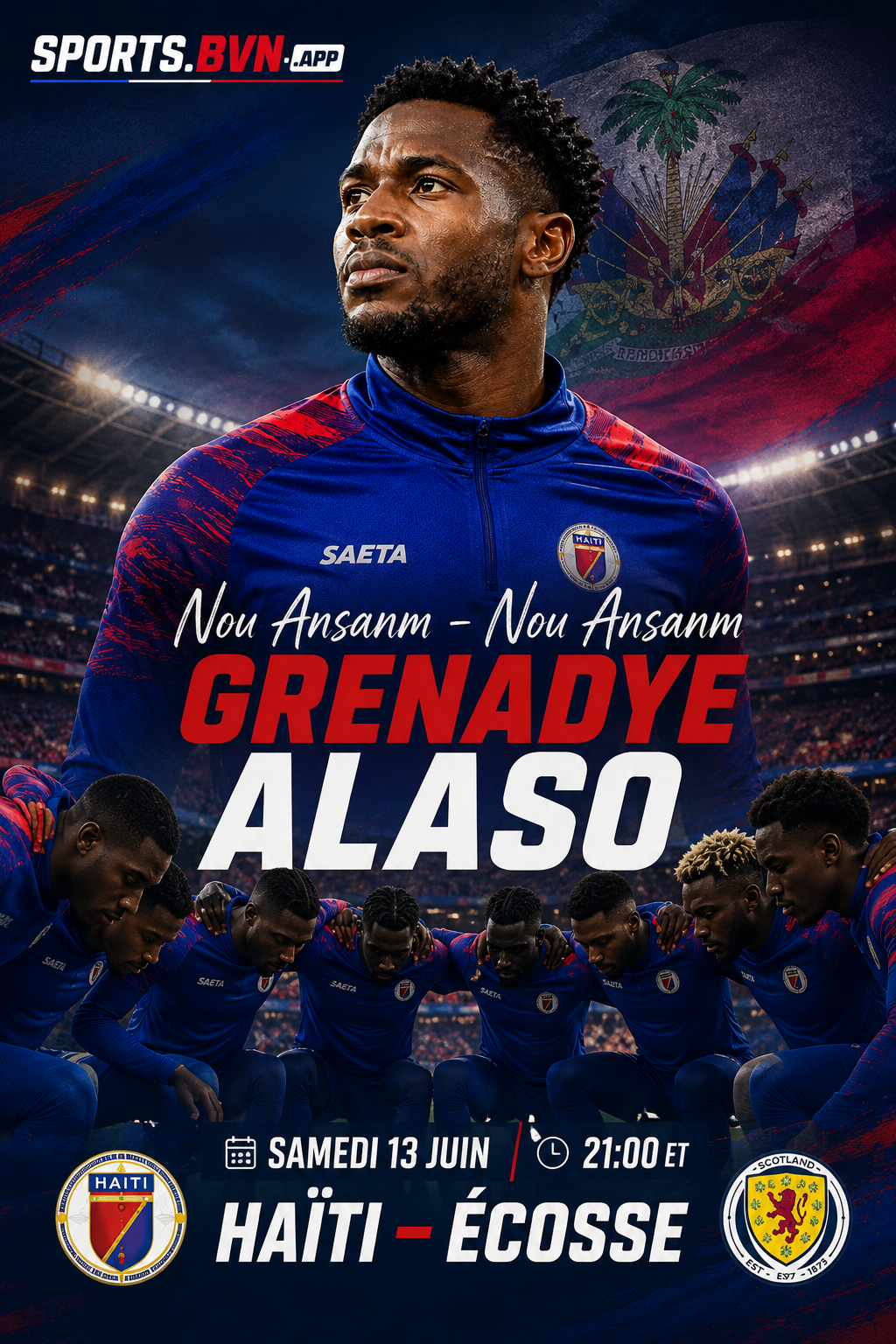 Analyse tactique des Grenadiers d'Haïti — Coupe du Monde FIFA 2026